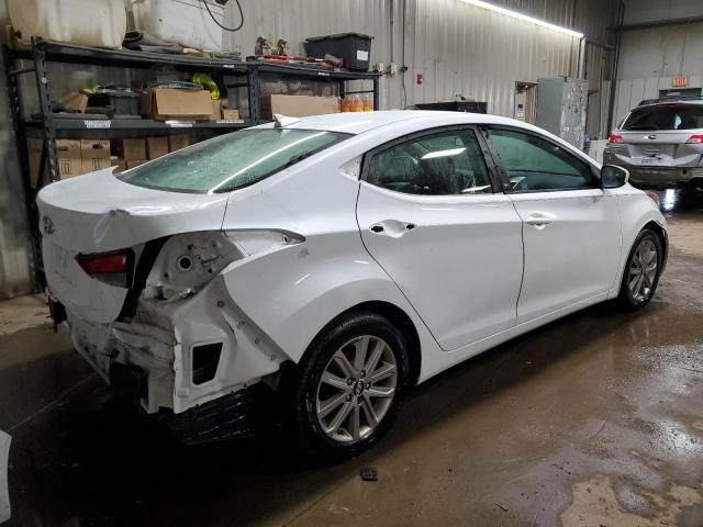 5NPDH4AE3GH737458 - 2016 HYUNDAI ELANTRA SE WHITE photo 3