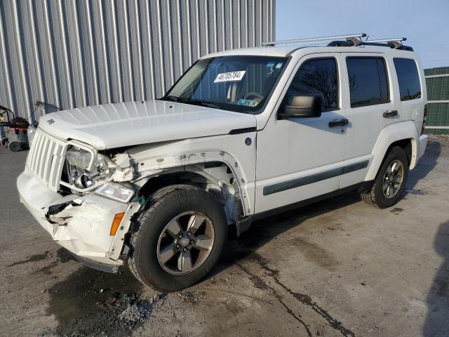 1J8GN28K38W225709 - 2008 JEEP LIBERTY SPORT WHITE photo 1