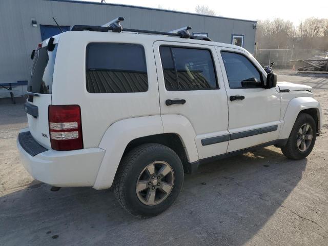 1J8GN28K38W225709 - 2008 JEEP LIBERTY SPORT WHITE photo 3