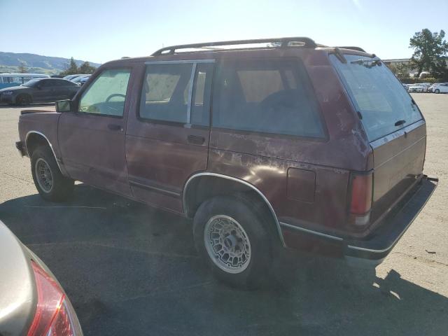 1GNCS13W7P2122566 - 1993 CHEVROLET BLAZER S10 RED photo 2