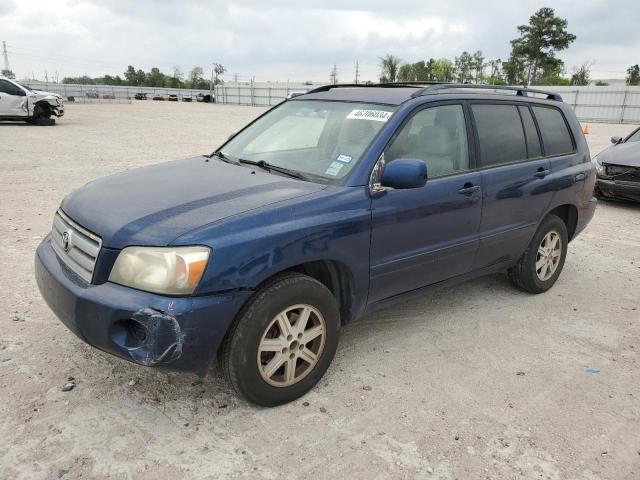 JTEGP21A550083053 - 2005 TOYOTA HIGHLANDER LIMITED BLUE photo 1