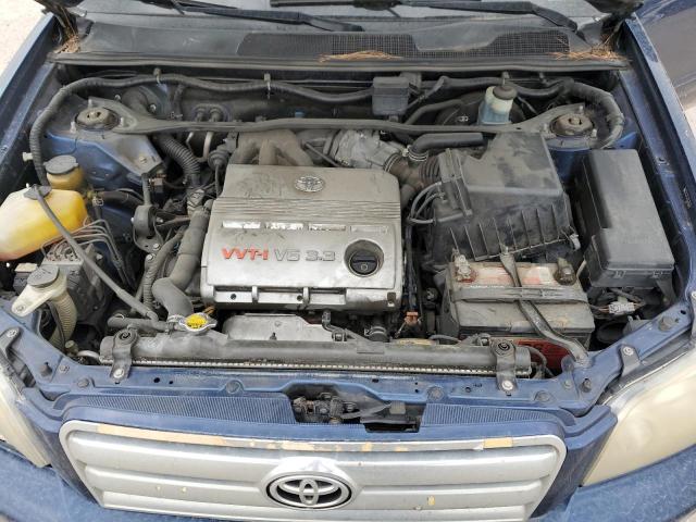 JTEGP21A550083053 - 2005 TOYOTA HIGHLANDER LIMITED BLUE photo 11