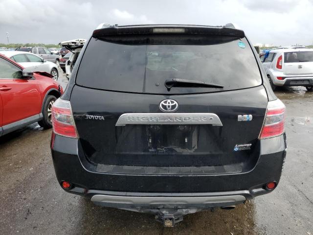 JTEEW44A282016730 - 2008 TOYOTA HIGHLANDER HYBRID LIMITED BLACK photo 6