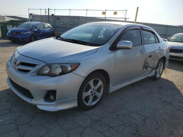 5YFBU4EE1CP015240 - 2012 TOYOTA COROLLA BASE SILVER photo 1