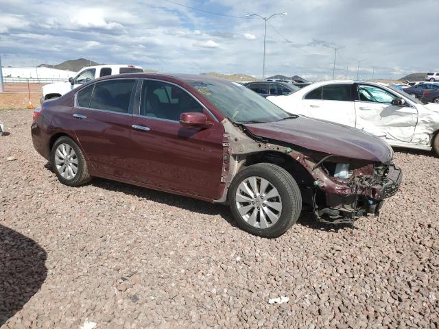 1HGCR2F88DA159572 - 2013 HONDA ACCORD EXL BURGUNDY photo 4