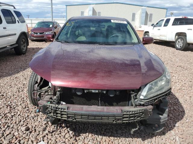 1HGCR2F88DA159572 - 2013 HONDA ACCORD EXL BURGUNDY photo 5