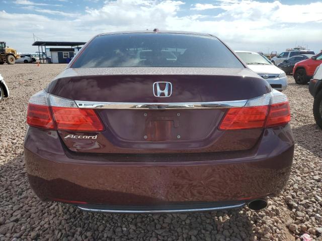 1HGCR2F88DA159572 - 2013 HONDA ACCORD EXL BURGUNDY photo 6