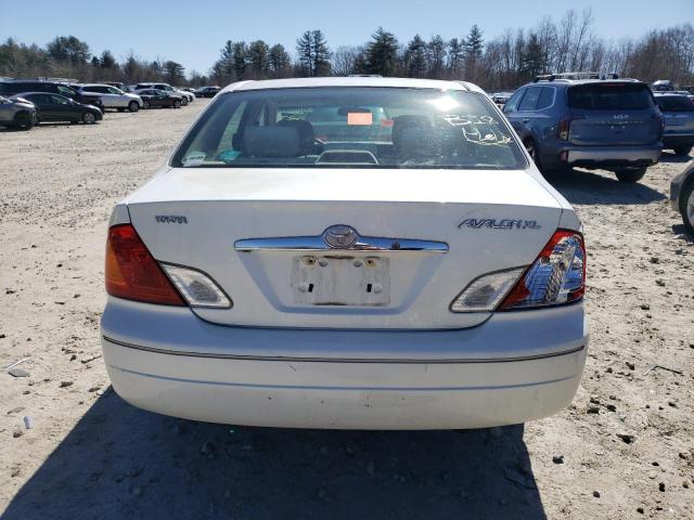 4T1BF28B61U175187 - 2001 TOYOTA AVALON XL WHITE photo 6