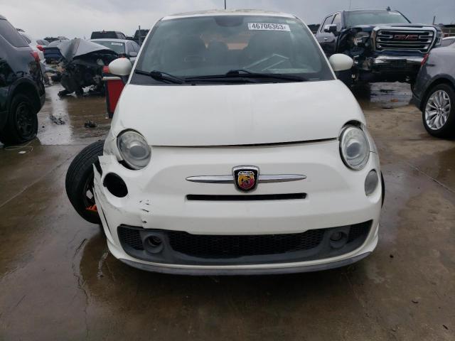 3C3CFFFH0FT555901 - 2015 FIAT 500 ABARTH WHITE photo 5