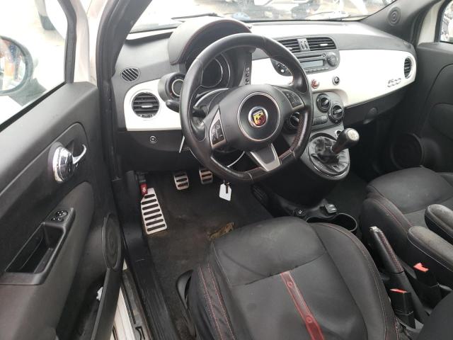 3C3CFFFH0FT555901 - 2015 FIAT 500 ABARTH WHITE photo 8