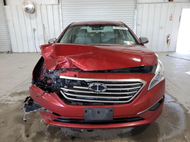 5NPE24AF0GH403838 - 2016 HYUNDAI SONATA SE RED photo 5