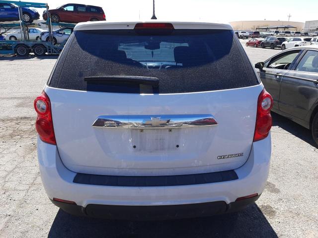 2GNALBEK1D1270180 - 2013 CHEVROLET EQUINOX LS WHITE photo 6