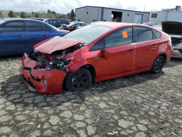 JTDKN3DU0E0388881 - 2014 TOYOTA PRIUS RED photo 1