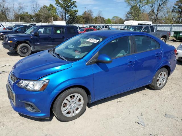 1G1JB5SH5H4138077 - 2017 CHEVROLET SONIC LS BLUE photo 1