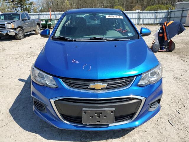 1G1JB5SH5H4138077 - 2017 CHEVROLET SONIC LS BLUE photo 5