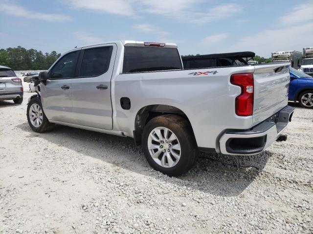 1GCPYBEH8LZ266304 - 2020 CHEVROLET SILVERADO K1500 CUSTOM SILVER photo 2