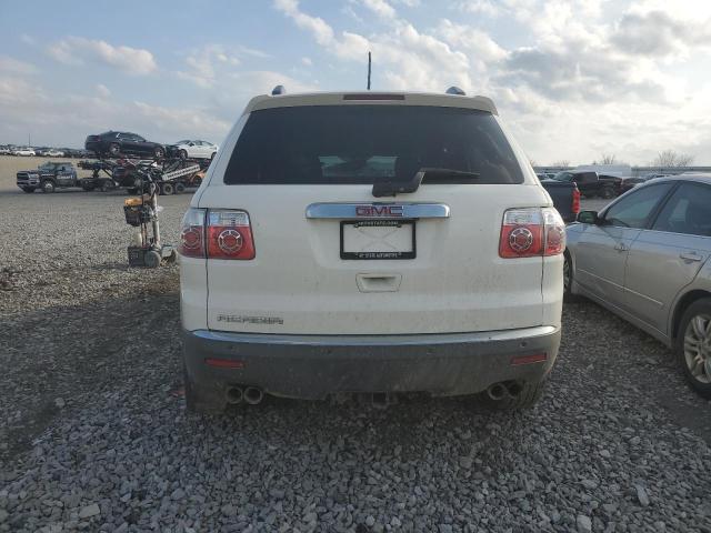 1GKLRMED4AJ223180 - 2010 GMC ACADIA SLT-1 WHITE photo 6