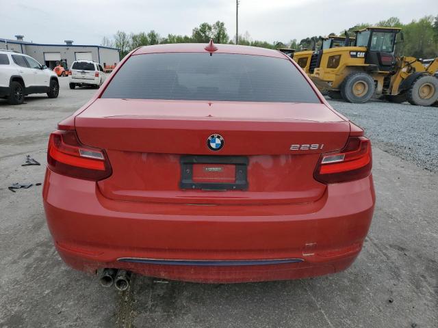 WBA1F5C50EVV99514 - 2014 BMW 228 I RED photo 6