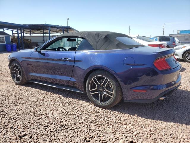 1FATP8UH9K5162437 - 2019 FORD MUSTANG BLUE photo 2