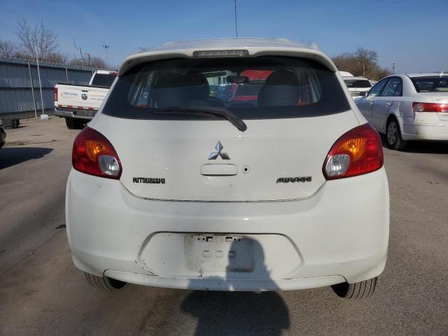 ML32A4HJ4EH015266 - 2014 MITSUBISHI MIRAGE ES WHITE photo 6