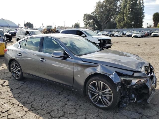 JN1EV7AP0GM300798 - 2016 INFINITI Q50 PREMIUM GRAY photo 4