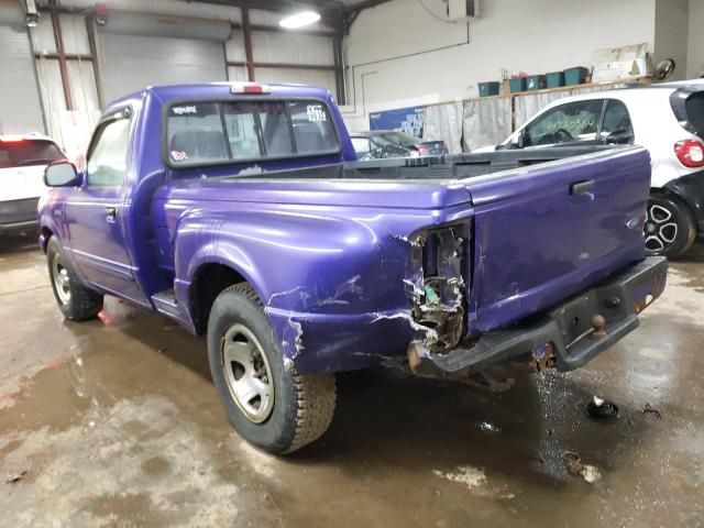 1FTCR10UXTPA72363 - 1996 FORD RANGER PURPLE photo 2