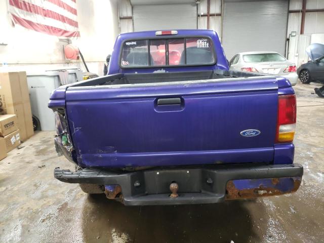 1FTCR10UXTPA72363 - 1996 FORD RANGER PURPLE photo 6