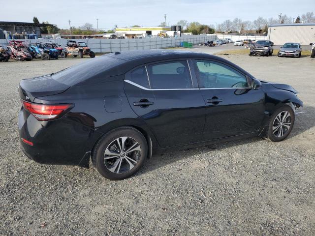 3N1AB8CV9LY258373 - 2020 NISSAN SENTRA SV BLACK photo 3