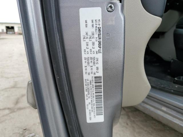 2C4RC1CG8ER364564 - 2014 CHRYSLER TOWN & COU TOURING L GRAY photo 13