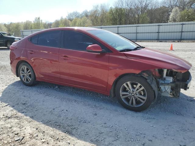 KMHD84LFXHU398187 - 2017 HYUNDAI ELANTRA SE RED photo 4