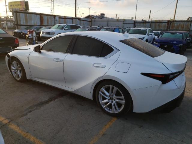 JTHCA1D22M5110180 - 2021 LEXUS IS 300 WHITE photo 2