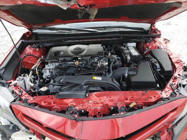 4T1G11AK0MU485705 - 2021 TOYOTA CAMRY SE RED photo 11