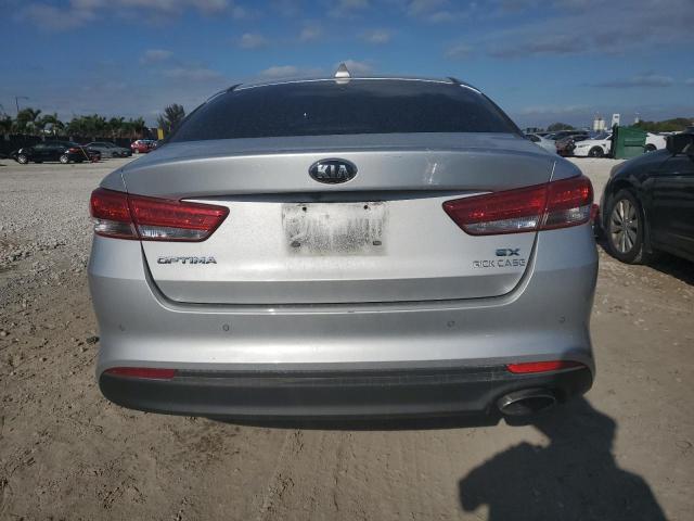 5XXGU4L35JG208486 - 2018 KIA OPTIMA EX SILVER photo 6