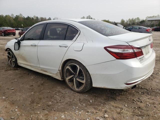 1HGCR2F58GA015708 - 2016 HONDA ACCORD SPORT WHITE photo 2