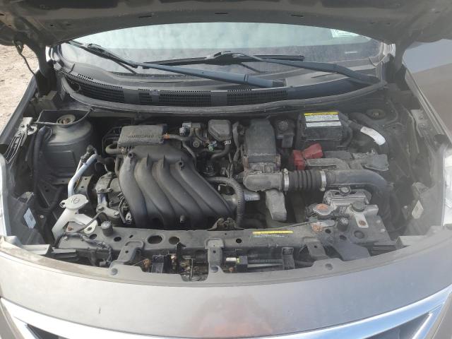 3N1CN7AP6FL879120 - 2015 NISSAN VERSA S GRAY photo 11