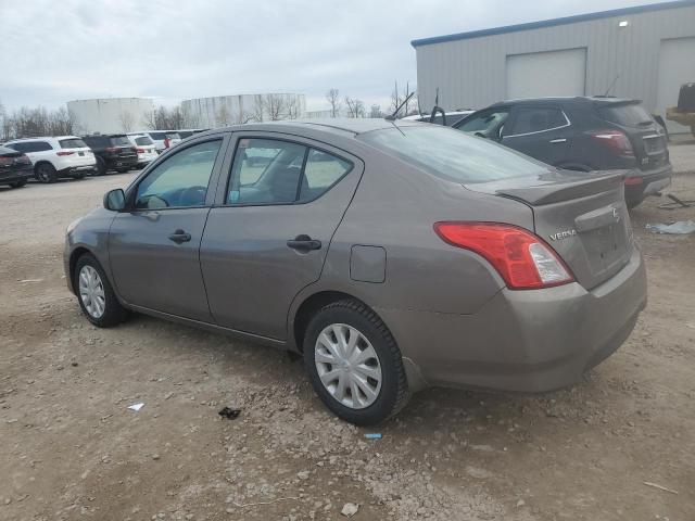 3N1CN7AP6FL879120 - 2015 NISSAN VERSA S GRAY photo 2