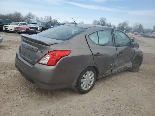 3N1CN7AP6FL879120 - 2015 NISSAN VERSA S GRAY photo 3