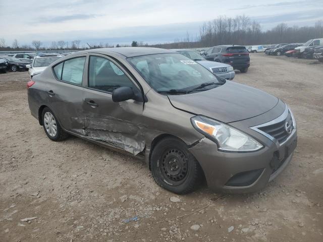 3N1CN7AP6FL879120 - 2015 NISSAN VERSA S GRAY photo 4