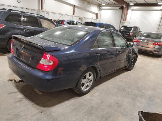 4T1BE32K34U333782 - 2004 TOYOTA CAMRY LE BLUE photo 3