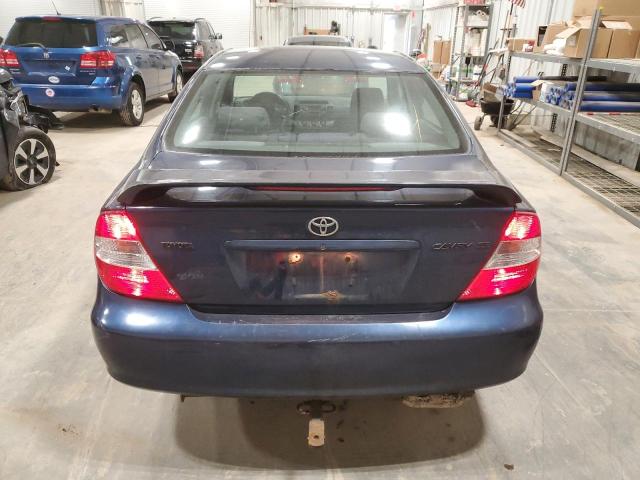 4T1BE32K34U333782 - 2004 TOYOTA CAMRY LE BLUE photo 6