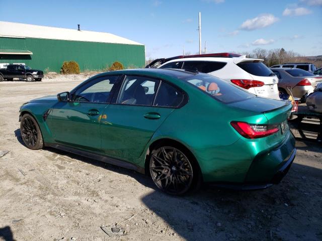 WBS33AY00NFM42062 - 2022 BMW M3 COMPETITION GREEN photo 2