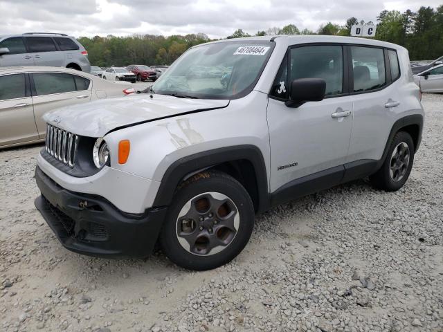 ZACCJAAT4GPD36649 - 2016 JEEP RENEGADE SPORT SILVER photo 1