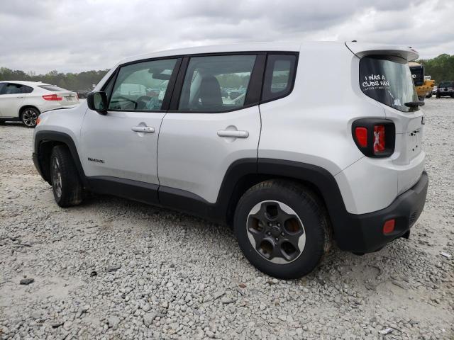 ZACCJAAT4GPD36649 - 2016 JEEP RENEGADE SPORT SILVER photo 2