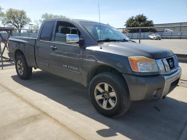 1N6AA0CC4CN312611 - 2012 NISSAN TITAN S GRAY photo 4