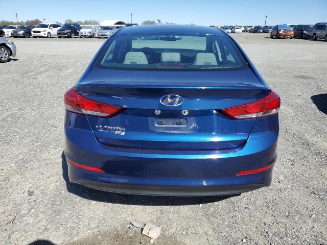 5NPD74LFXJH355766 - 2018 HYUNDAI ELANTRA SE BLUE photo 6