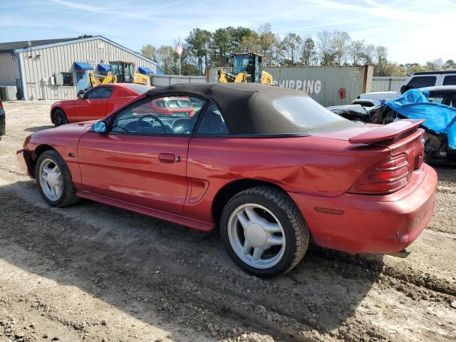 1FALP45T9RF197169 - 1994 FORD MUSTANG GT RED photo 2