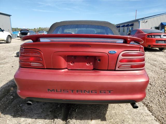 1FALP45T9RF197169 - 1994 FORD MUSTANG GT RED photo 6