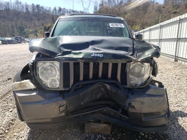 1J4PN3GK8BW542966 - 2011 JEEP LIBERTY RENEGADE GREEN photo 5