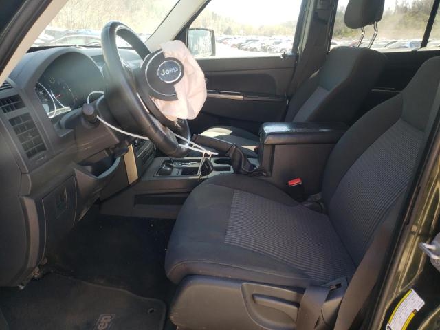 1J4PN3GK8BW542966 - 2011 JEEP LIBERTY RENEGADE GREEN photo 7