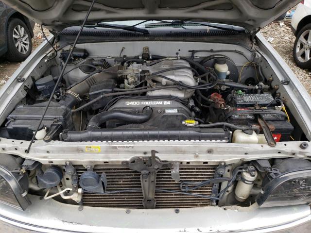 5TESN92N72Z086269 - 2002 TOYOTA TACOMA XTRACAB PRERUNNER ვერცხლისფერი ფოტო 11